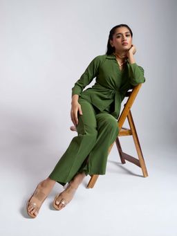 QONA - Green Aleah Trouser