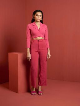 QONA - Pink June Fit Trouser