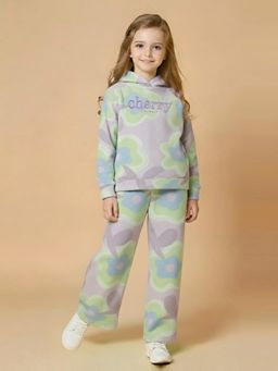 CHERRY CRUMBLE BY NITT HYMAN - Printed Winterwear Hoodie And Jogger