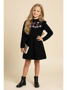 CHERRY CRUMBLE BY NITT HYMAN - Embroidered Knee Dress