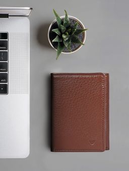 Hidesign - Oshunw3 Brown Men's Tri Fold - (8 X 10.5 X 3 Cms) (S)