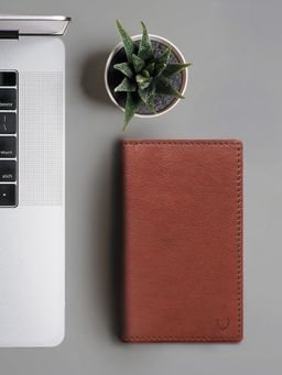Hidesign - Yoga W4 Brown Men's Passport Holder - (17.6 X 12 X 3 Cms) (M)