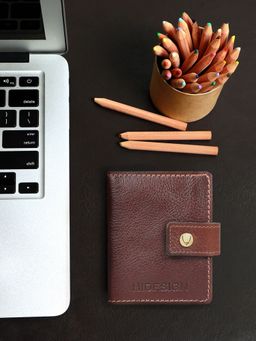 Hidesign - Bose W1 Brown Men's Bi Fold - (8 X 10 X 3 Cms) (S)