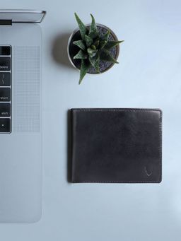 Hidesign - 490 Rf Black Men's Bi Fold - (12 X 10 X 3 Cms)