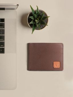 Hidesign - Brown Printed Mel Ran Wallet -(EE 349-039 RF)