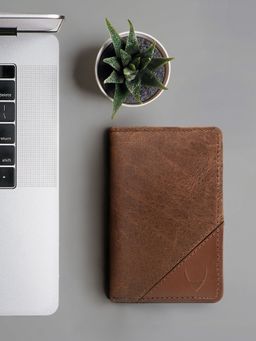Hidesign - 255-Tf Rf Brown Men's Tri Fold - (7.5 X 10.5 X 3 Cms)