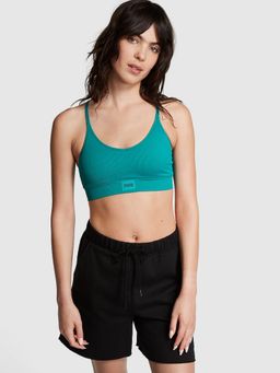 Victoria's Secret - Pink Seamless Racerback Bra Blue (Xs)