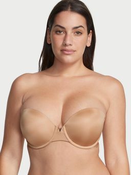 Victoria's Secret - Bare Sexy Illusions Uplift Strapless Bra Beige (32A)