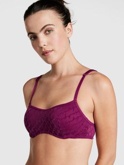 Victoria's Secret - Pink Bralettes and Bra Tops Mesh Push-Up Bralette Magenta (Xs)