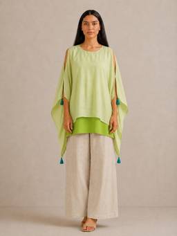 Kaveri - Green Vivid Riviera Marine Co-Ord Set