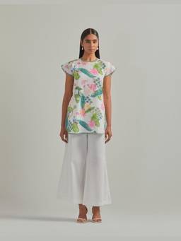 Chrkha - Bhado White Pant Set