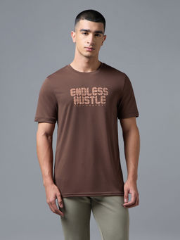 Technosport - Men Printed Regular Fit Round Neck Sports T-shirt