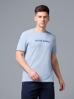 Technosport - Men Printed Regular Fit Round Neck Sports T-shirt