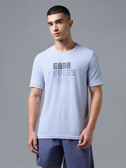 Technosport - Men Printed Regular Fit Round Neck Sports T-shirt