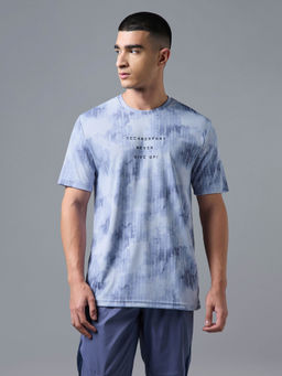 Technosport - Men Printed Slim Fit Round Neck Sports T-shirt