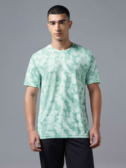 Technosport - Men Printed Slim Fit Round Neck Sports T-shirt