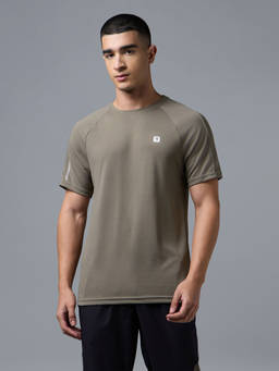 Technosport - Men Gym Regular Fit Round Neck T-Shirt