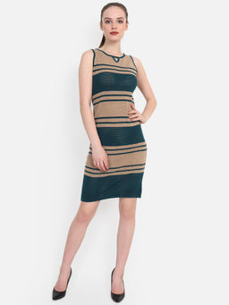 JOE Hazel - Beige Striped Dress