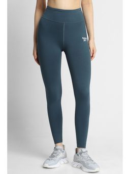 Reebok - Women Blue Cotton Tights