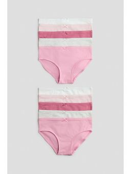 H&M - Girls Multi-Color 10-Pack Cotton Briefs