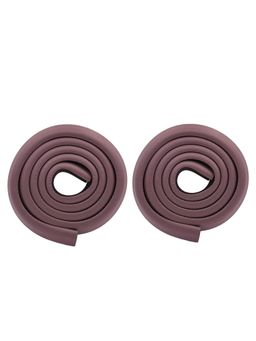 Safe-O-Kid - 2 pcs 2 Meter Baby Edge Guard Protector with 3M Adhesive for Babies, Brown (0-36 Months)