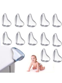 Safe-O-Kid - 12 pcs Furniture Corner Guards for Baby Safety, Transparent (0-36 Months)
