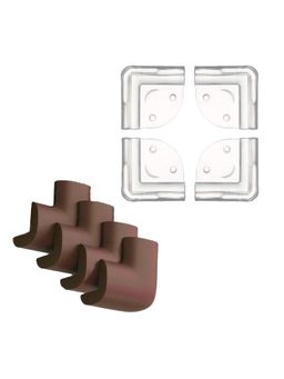 Safe-O-Kid - Brown Foam Corner Guard and Edge Guard-0-36 Months