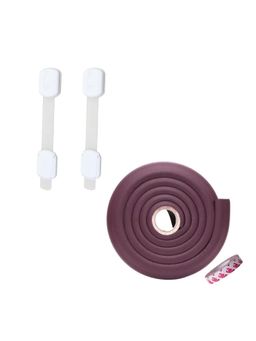 Safe-O-Kid - 2 Meter Baby Edge Guard Protector with 3M Adhesive for Babies, White (0-36 Months)