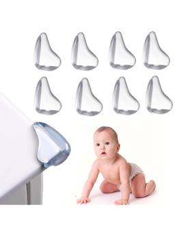 Safe-O-Kid - Baby Edge Guard Protector with 3M Adhesive for Babies, Transparent (0-36 Months)