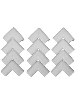 Safe-O-Kid - 12 pcs Furniture Corner Guards for Baby Safety, Grey (0-36 Months)