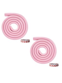 Safe-O-Kid - 2 pcs 2 Meter Baby Edge Guard Protector with 3M Adhesive for Babies, Pink (0-36 Months)