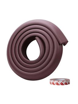 Safe-O-Kid - 1 pcs Baby Edge Guard Protector with 3M Adhesive for Babies, Brown (0-36 Months)