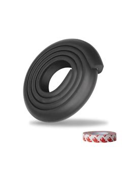 Safe-O-Kid - 1 pcs Baby Edge Guard Protector with 3M Adhesive for Babies, Black (0-36 Months)