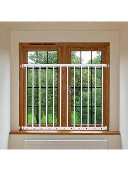 Safe-O-Kid - 80 CM 160 CM Window Guard for Babies for Kids Safety Protection, White (0-36 Months)
