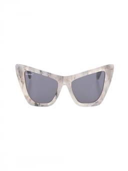 OFF-WHITE - Grey Cat Eye Sunglasses
