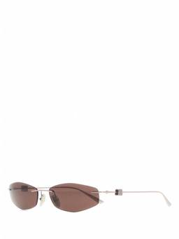 Balenciaga - Silver Nano D-Frame Sunglasses