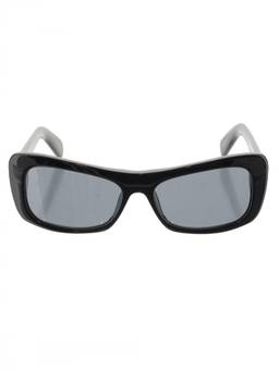 Linda Farrow - Black Rectangular Sunglasses