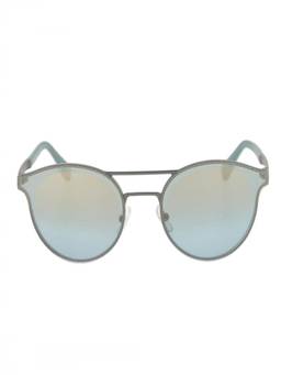 Zegna - Grey Round Sunglasses