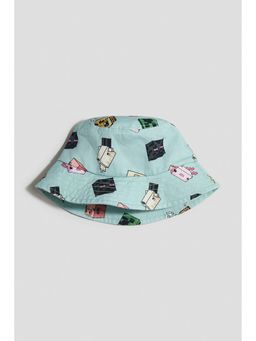 H&M - Boys Turquoise Printed Bucket Hat