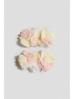 H&M - Girls Multi-Color 2-Pack Floral-AppliquD Hair Clips