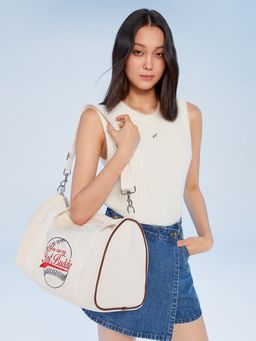 Pomelo - Puppy Duffle Bag - Off-White
