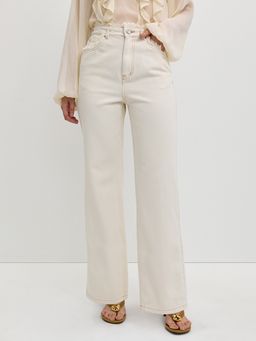 Pomelo - Frayed Jeans - Cream