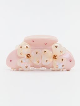 Pomelo - Pure Petal Hair Claw - Pink Nude