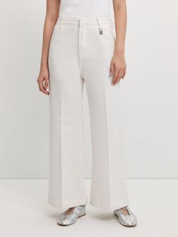 Pomelo - Wide Leg Pants - White