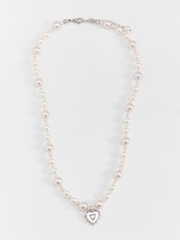 Pomelo - Heart of Pearl Necklace - Pearl Ivory