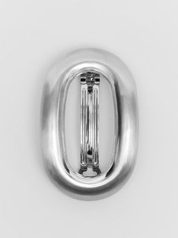 Pomelo - Oval Hair Clip - Silver