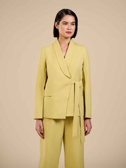 ORIGANI - Yellow Jade Knot Blazer