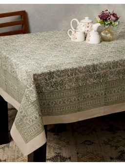 Fabindia - Blue Zaira Hand Block Printed Cotton Table Cover