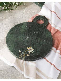 Fabindia - Green Ambuja Inlay Stone Chopping Board