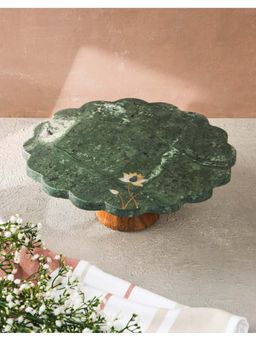 Fabindia - Green Ambuja Inlay Stone Cake Stand